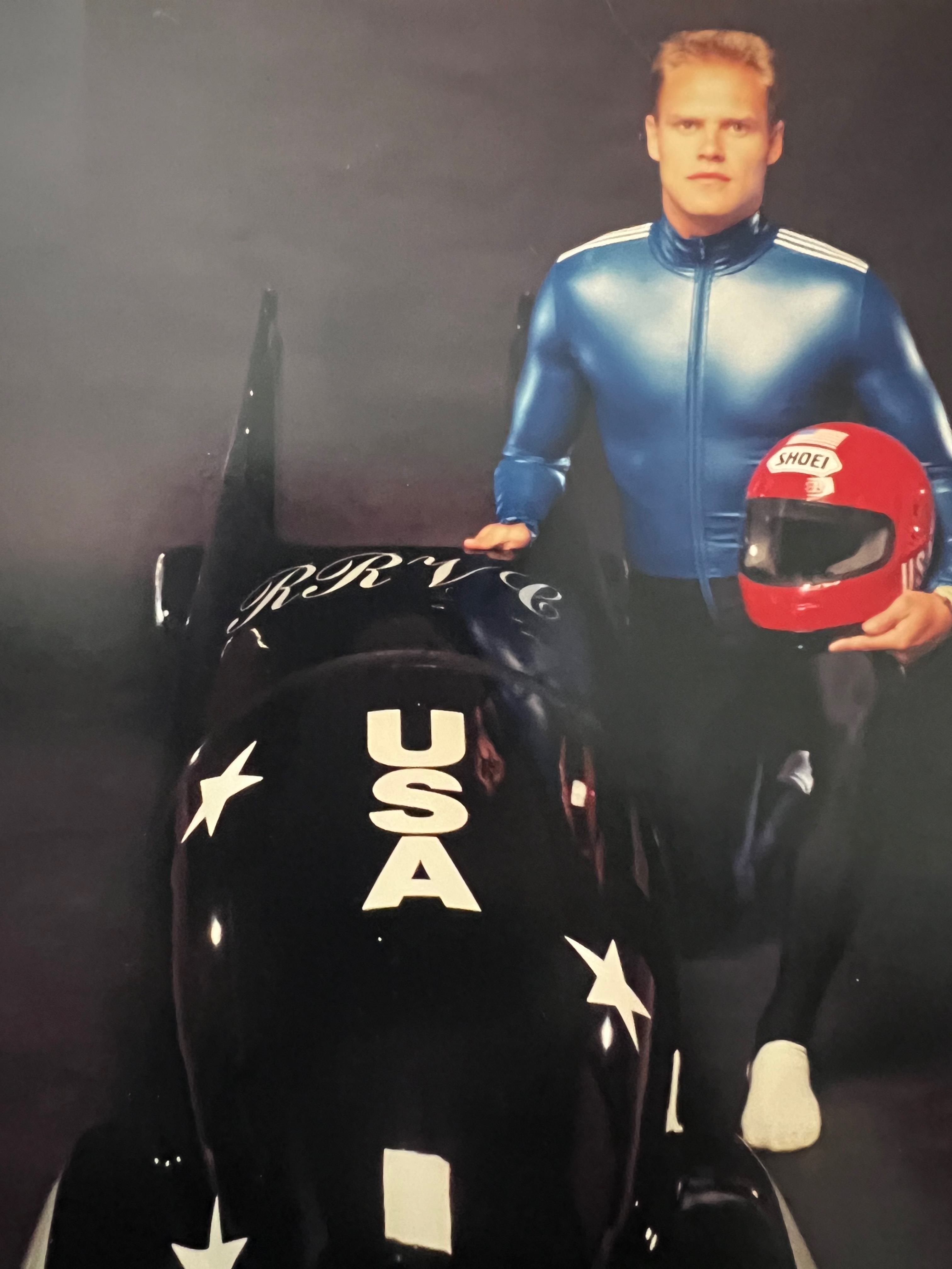 Bryan with USA Bobsled
